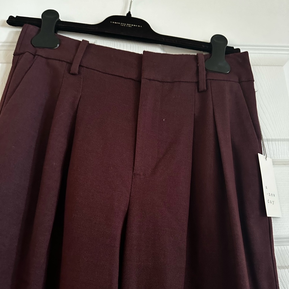 NWT - A New Day dark plum trousers